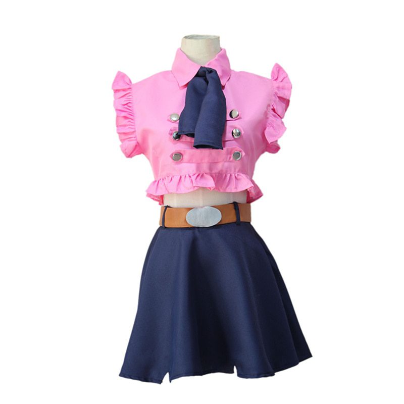 Anime The Seven Deadly Sins Elizabeth Liones Cosplay Costume