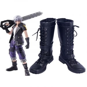 Kingdom Hearts 3 Bring Arts Riku Cosplay Boots Custom Made