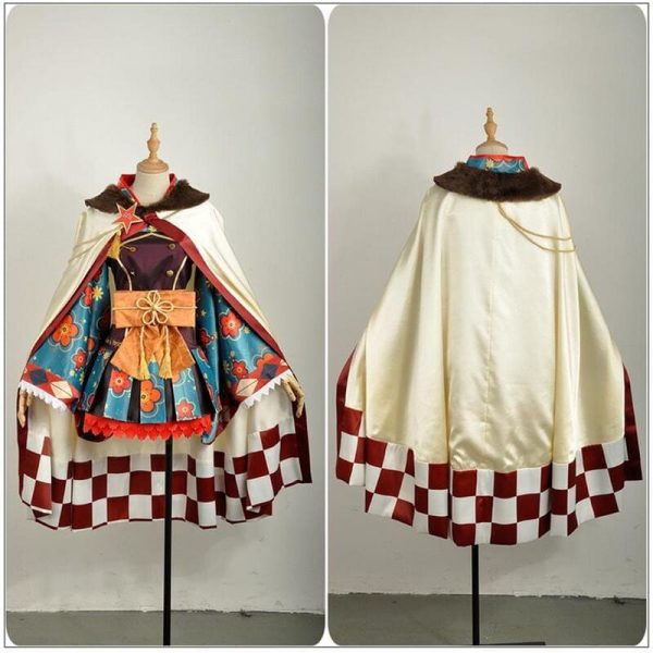 H8bc22Love Live Cosplay Taisho Kimono Awakening Fancy Dress With Cloak Honoka Rin Eli Maki Nico Outfit89409694772b32b7906ffe13ebc0
