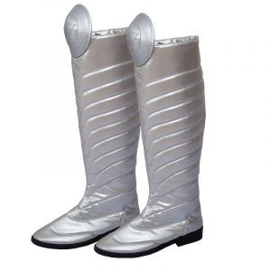 Superhero Remy LeBeau Cosplay Luxious Silver Boots