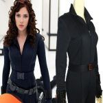 Black Widow Cosplay Costume Battle Jumpsuit