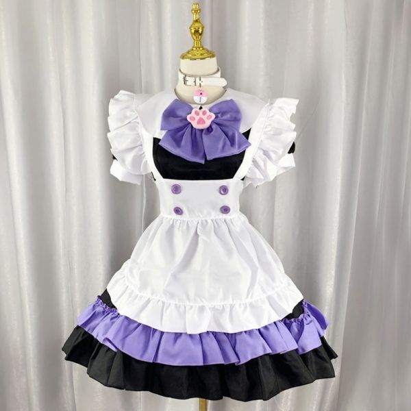 Plus Size Maid Outfit Super Cute Big Bow Lolita Dress