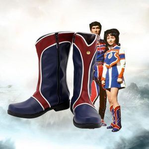 Ultraman Taro Zat Cosplay Boots Customized Leather Boots