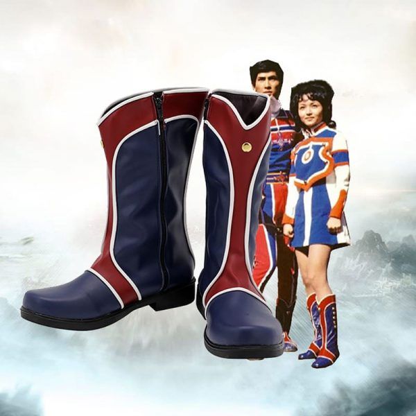 Ultraman Taro Zat Cosplay Boots Customized Leather Boots