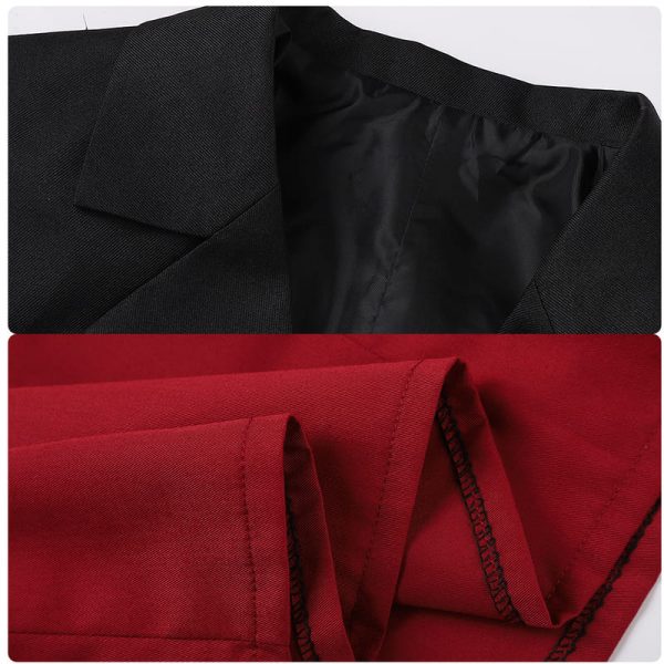 Helltaker Cosplay Costume Lucifer Red Shirt For Women