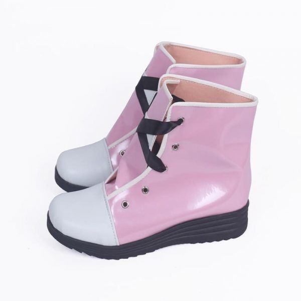 Anime Kingdom Hearts 2 Kairi Pink Cosplay Shoes Custom Made
