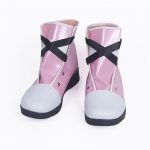 Anime Kingdom Hearts 2 Kairi Pink Cosplay Shoes Custom Made
