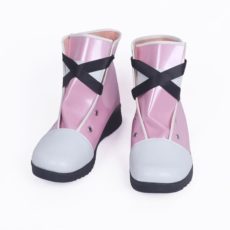 Anime Kingdom Hearts 2 Kairi Pink Cosplay Shoes Custom Made