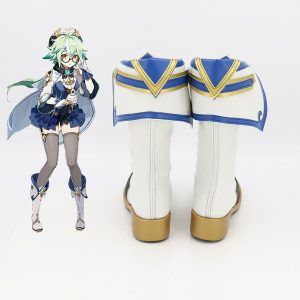 Game Genshin Impact Sucrose Boots Shoes Custom Made