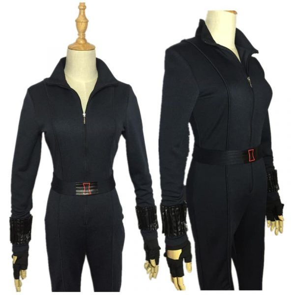 Black Widow Cosplay Costume Battle Jumpsuit