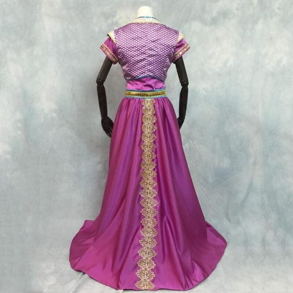 Princess Jasmine Cosplay Costume Movie Aladdin Fancy Outfit