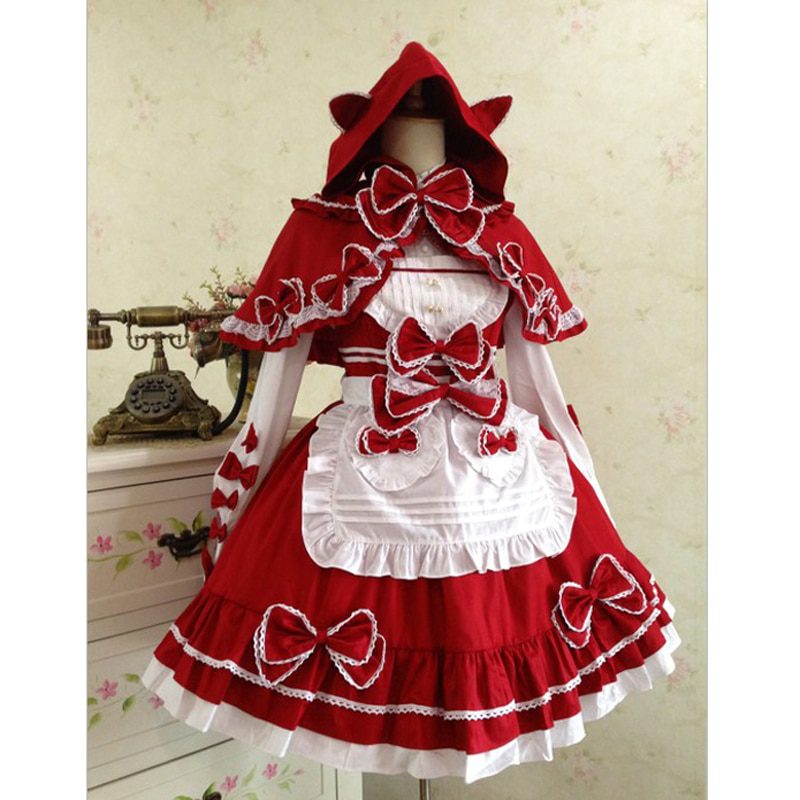 little red riding hood dress Dancewear by Patricia Black velvet panels with decorative embroidery and sequins are stitched in at the side seams and connected by a satin ribbon to mimic a laced corset Little Red Riding Hood Maid