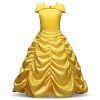 Belle Princess Girls Dress For Beauty And The Beast Kids Costume