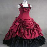 Summer Elegant Vintage Victorian Lolita Dress Women Long Gothic Costume