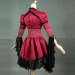 Spring Summer Vintage Victoria Jacket Gothic Costume Royal Court Ruffled Lace Coat