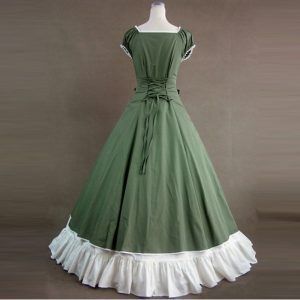Plus Size Summer Vintage Victorian Lolita Dress Ladies Bandage Gothic Lolita Dress