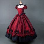 Plus Size American Retro Victorian Lolita Party Dress