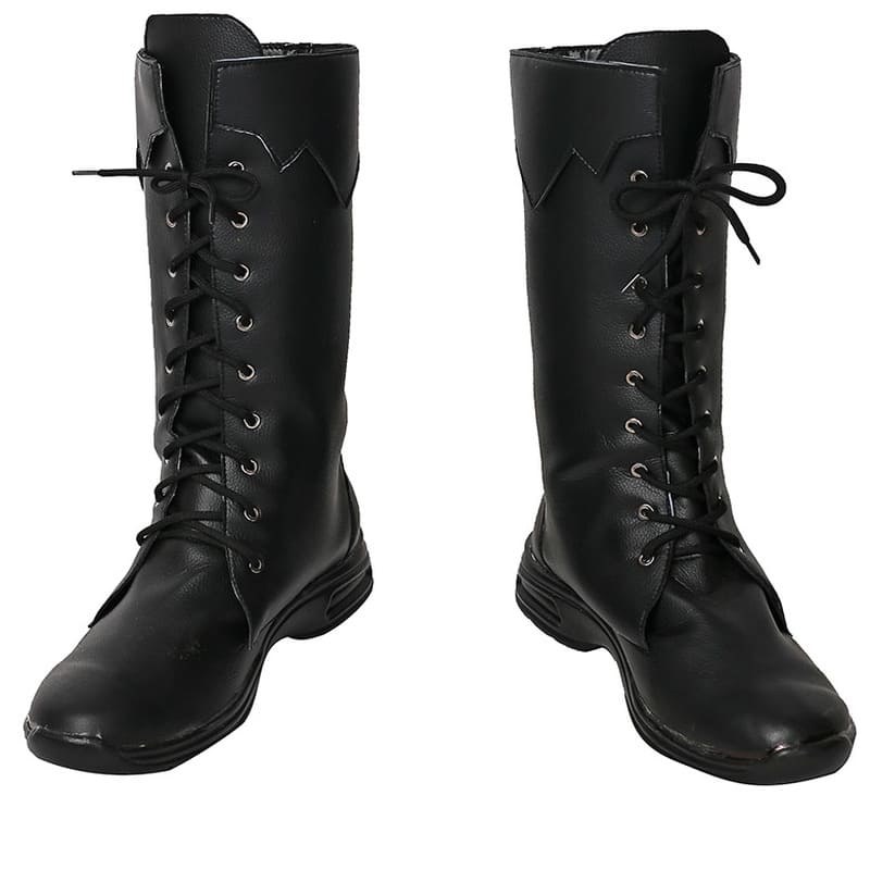 Noctis Lucis Caelum Cosplay Final Fantasy XV Men Black Martin Boots