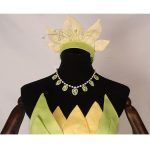 The Princess And The Frog Cosplay Costume Tiana Long Green Party Dresses