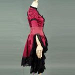 Spring Summer Vintage Victoria Jacket Gothic Costume Royal Court Ruffled Lace Coat