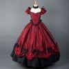 Plus Size American Retro Victorian Lolita Party Dress