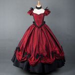 Plus Size American Retro Victorian Lolita Party Dress