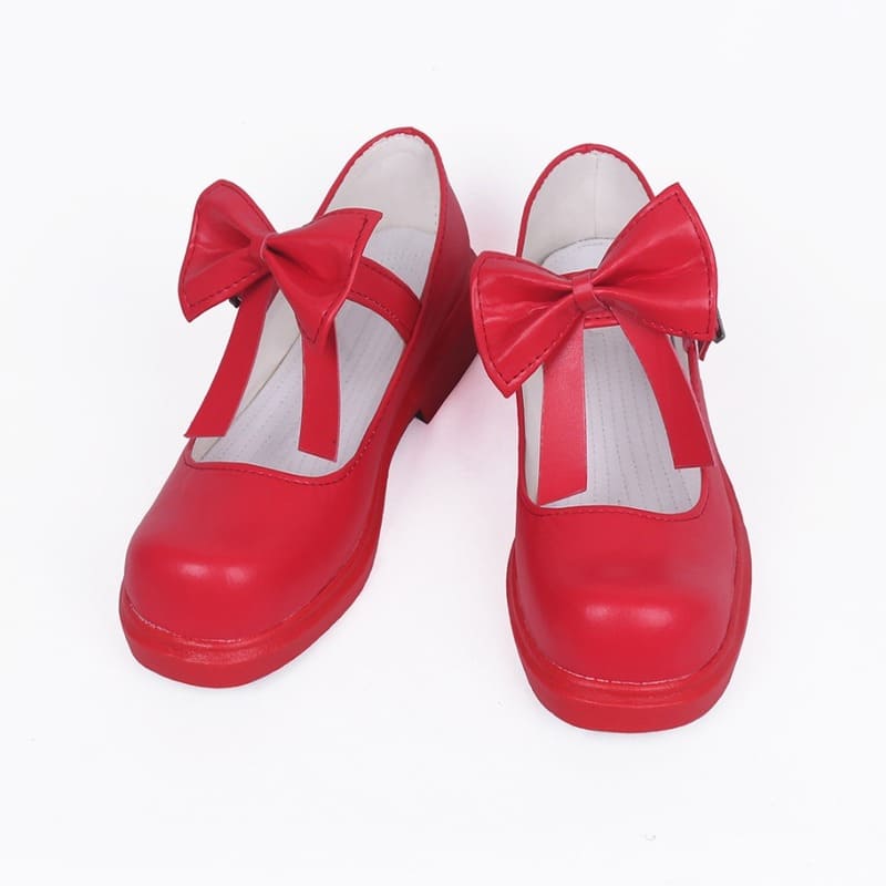 Clear Card Captor Sakura Cosplay Custom Made Red Shoes