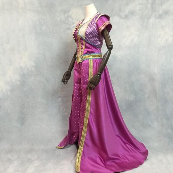 Princess Jasmine Cosplay Costume Movie Aladdin Fancy Outfit