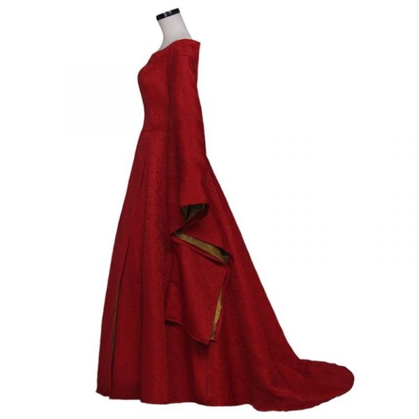 Cersei Lannister Dress Red Medieval Renaissance Ball Gown