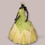 The Princess And The Frog Cosplay Costume Tiana Long Green Party Dresses