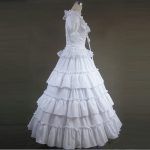 Summer Victorian Vintage Long Lolita Dress Ruffled Gothic Costumes