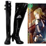 Love Live Eli Ayase Cosplay Boots Black High Heel Custom Made