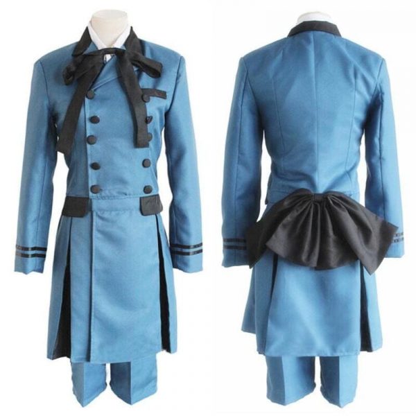 Black Butler kuroshitsuji Ciel Phantomhive Cosplay Costume emboitement Sebasti Aristocrat