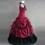 Summer Elegant Vintage Victorian Lolita Dress Women Long Gothic Costume
