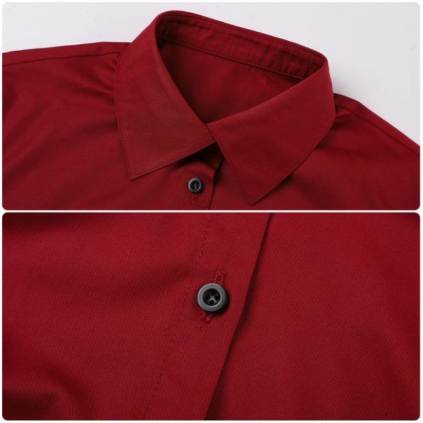Helltaker Cosplay Costume Cerberus Red Shirt For Women