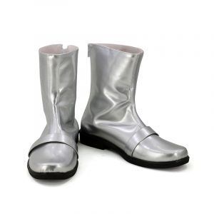 Kamen Rider Double Masked Rider 1 Silver Cosplay Boots