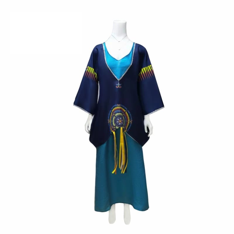 Star Cosplay Queen Padme Tatooine Naberrie Amidala Blue Robe - Speed Cosplay