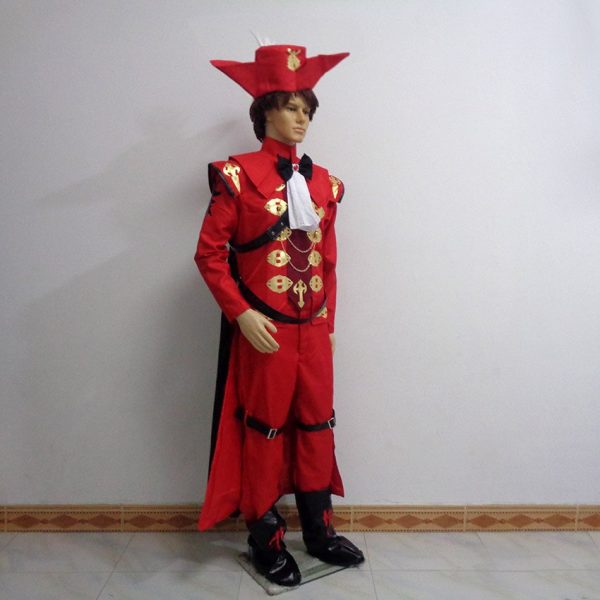 Final Fantasy XIV FF14 Red Mage Cosplay Costume