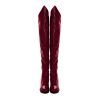 Superhero Crimson Countess Cosplay Women Over Knee Boots