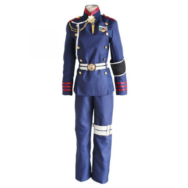 Anime Seraph Of The End Guren Ichinose Cosplay Costume Owari Military Uniforms