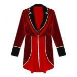Circus Ringmaster Costume Long Sleeve Blazers Jacket Coat
