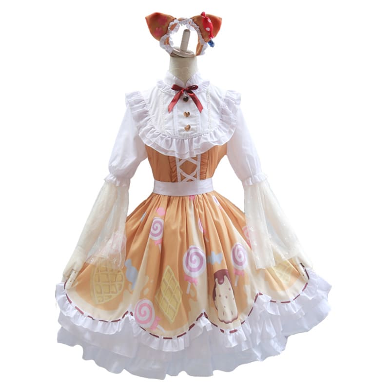 Identity V Cosplay Costume Mechanic Candy Girl Sweetie Lolita Dress