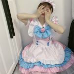 Plus Size Maid Outfit Super Cute Big Bow Lolita Dress