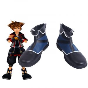 Kingdom Hearts Sora Cosplay Blue Boots Any Size