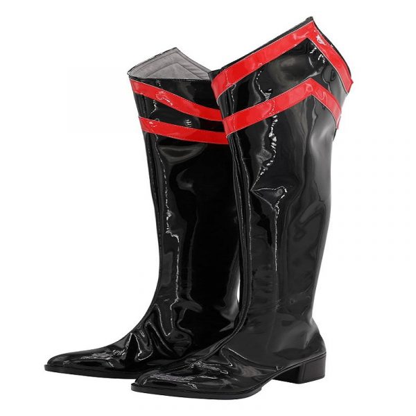 EVA Asuka Langley Soryu Cosplay Over Knee Black Boots