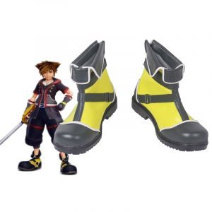 Kingdom Hearts Sora Yellow Cosplay Boots Custom Made