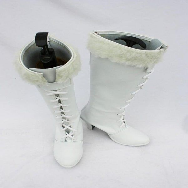 One Piece Anime Nico Robin Cosplay White Boots Custom Made