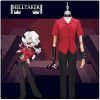 Helltaker Cosplay Costume Zdrada,The Bitch Demon Red Shirt