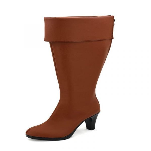 Fariy Tail Lucy Heartfilia Cosplay Brown Boots