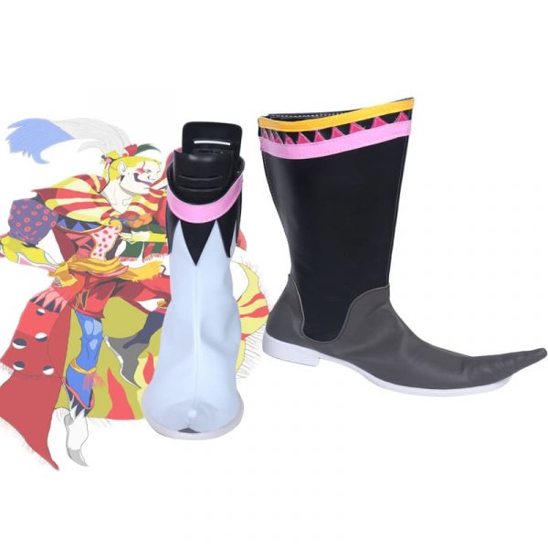 Final Fantasy VI Kefka Palazzo Cosplay Boots Custom Made